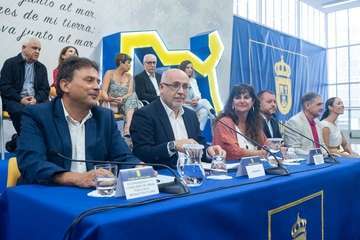 Acuerdo político entre NC, PSOE y Podemos para el Gobierno de Gran Canaria (Foto TA)